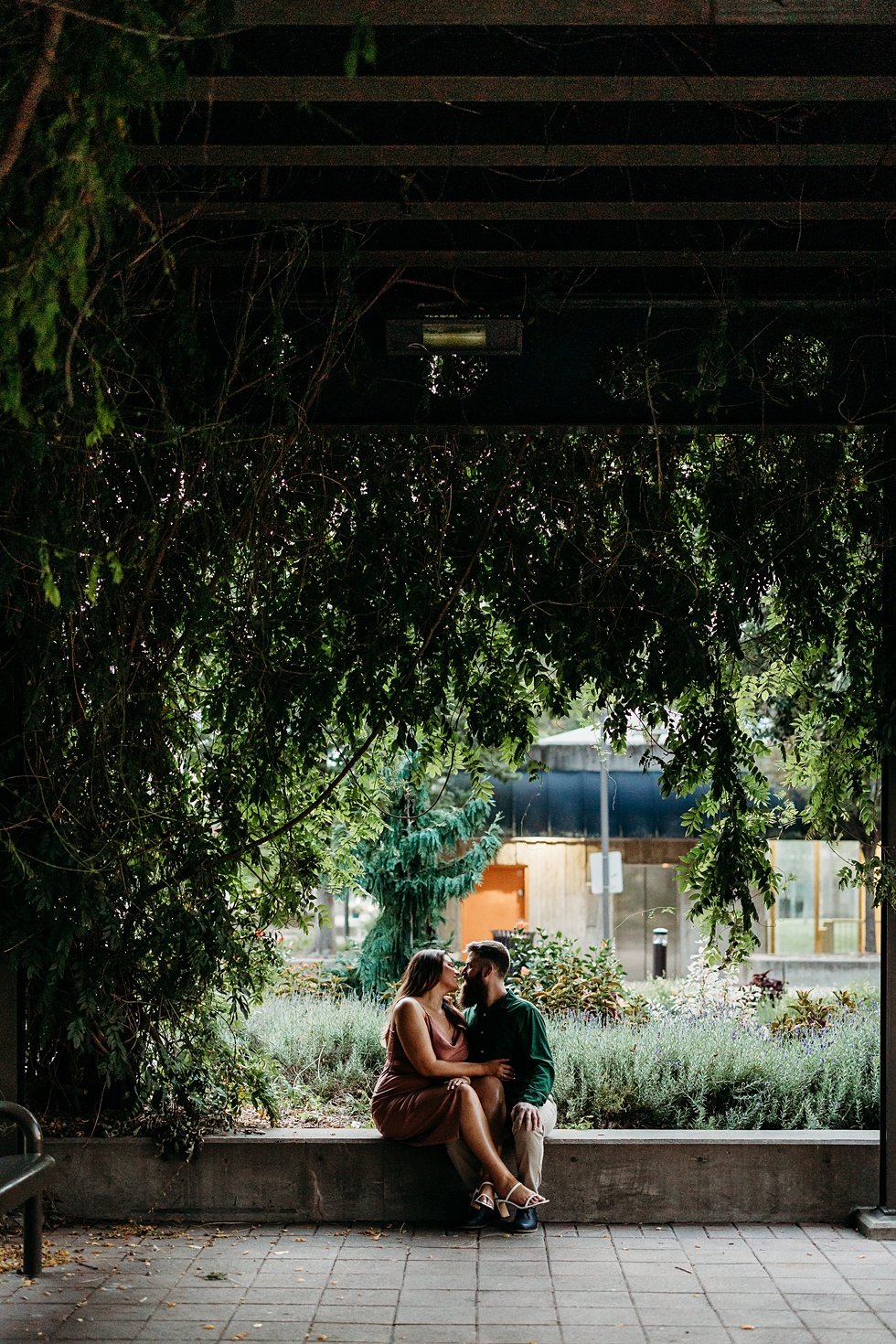  A surprise proposal and engagement session on the  Belvedere Louisville, Kentucky. 