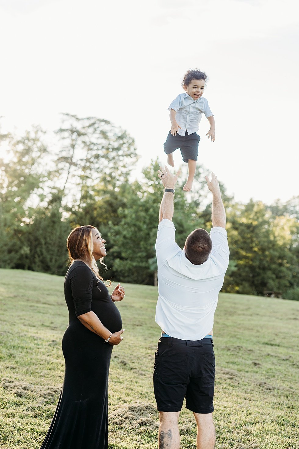  Family maternity session at Deam Lake Borden, Indiana. 