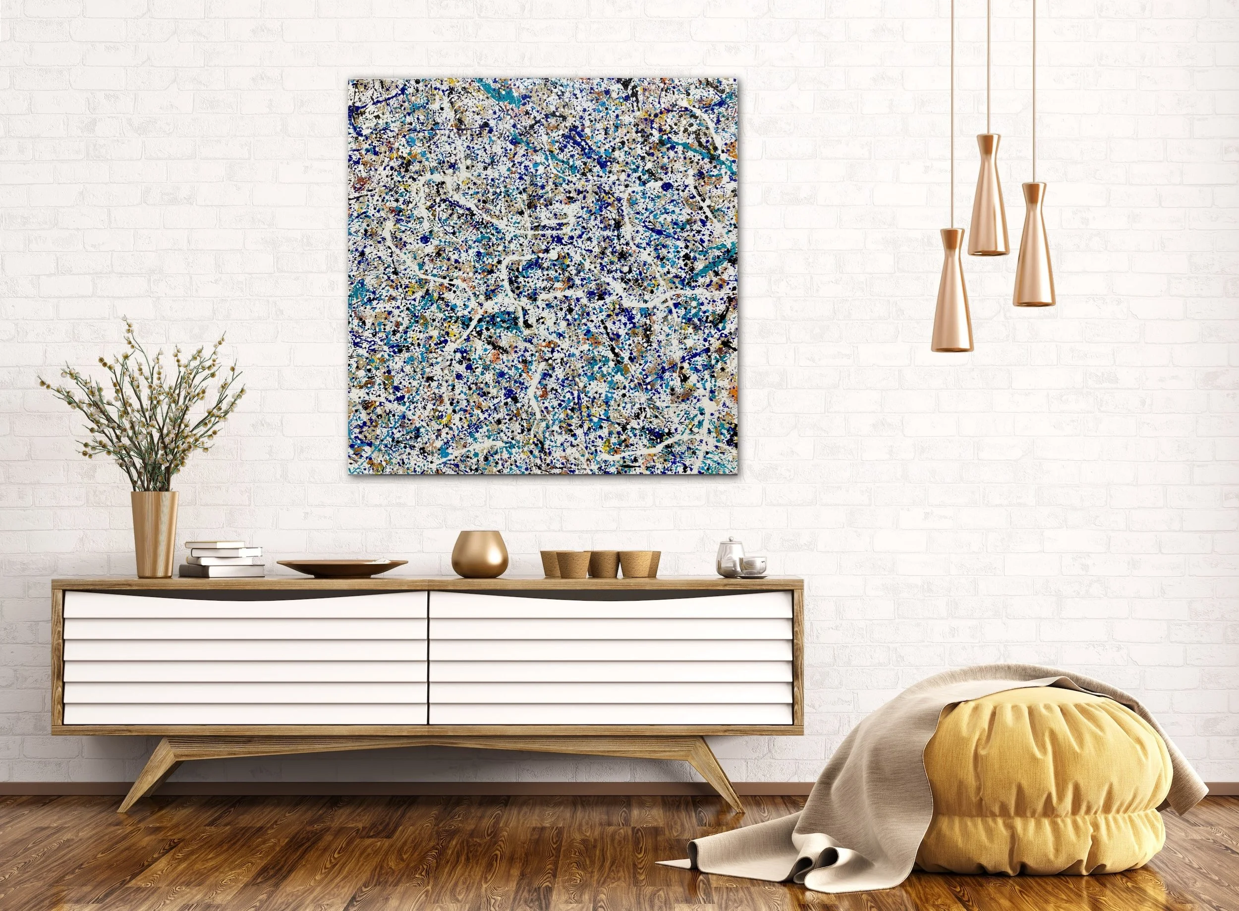 Splatter Painting Example