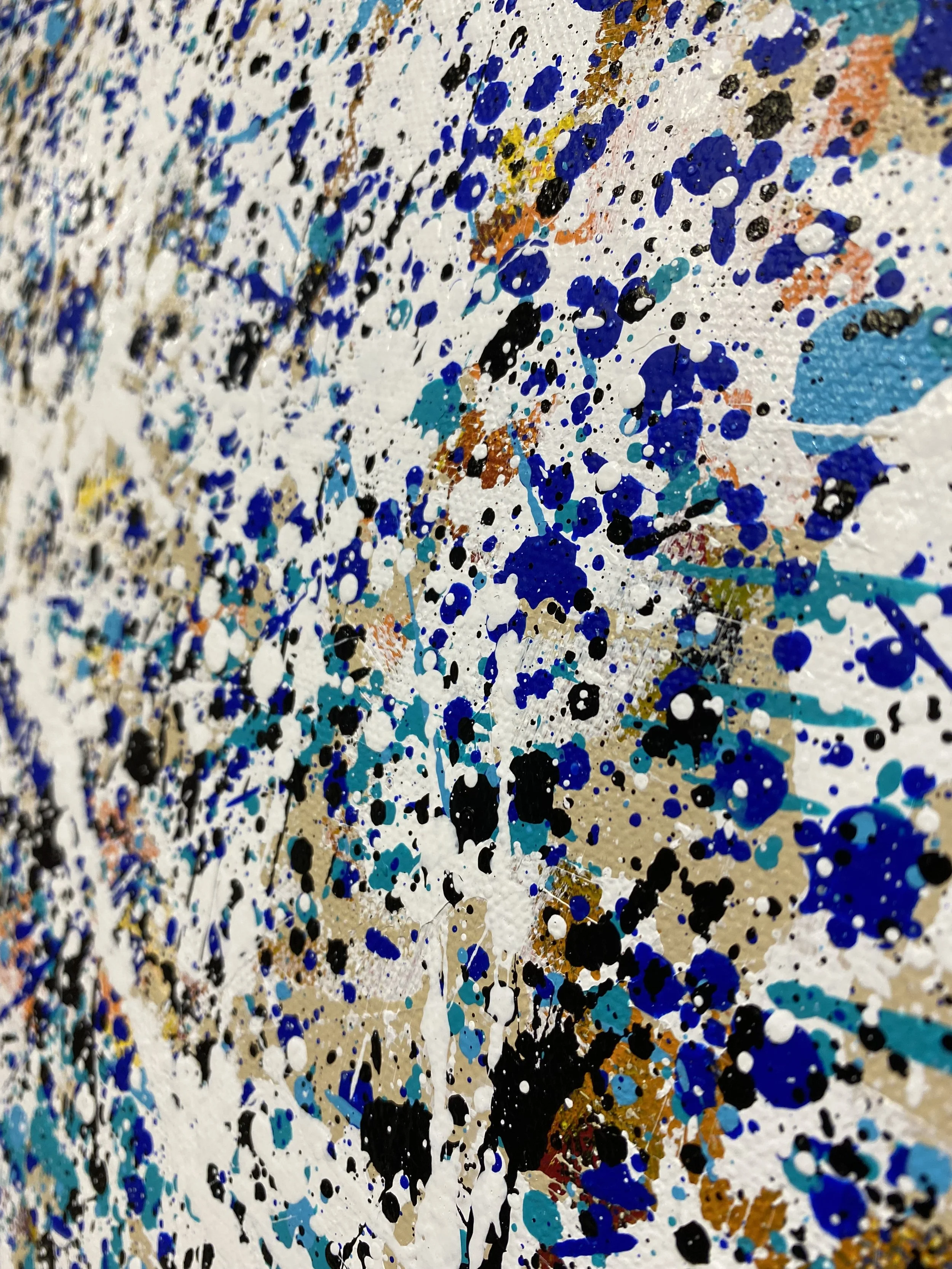 Splatter Painting Abstract Painting Acrylic on Canvas