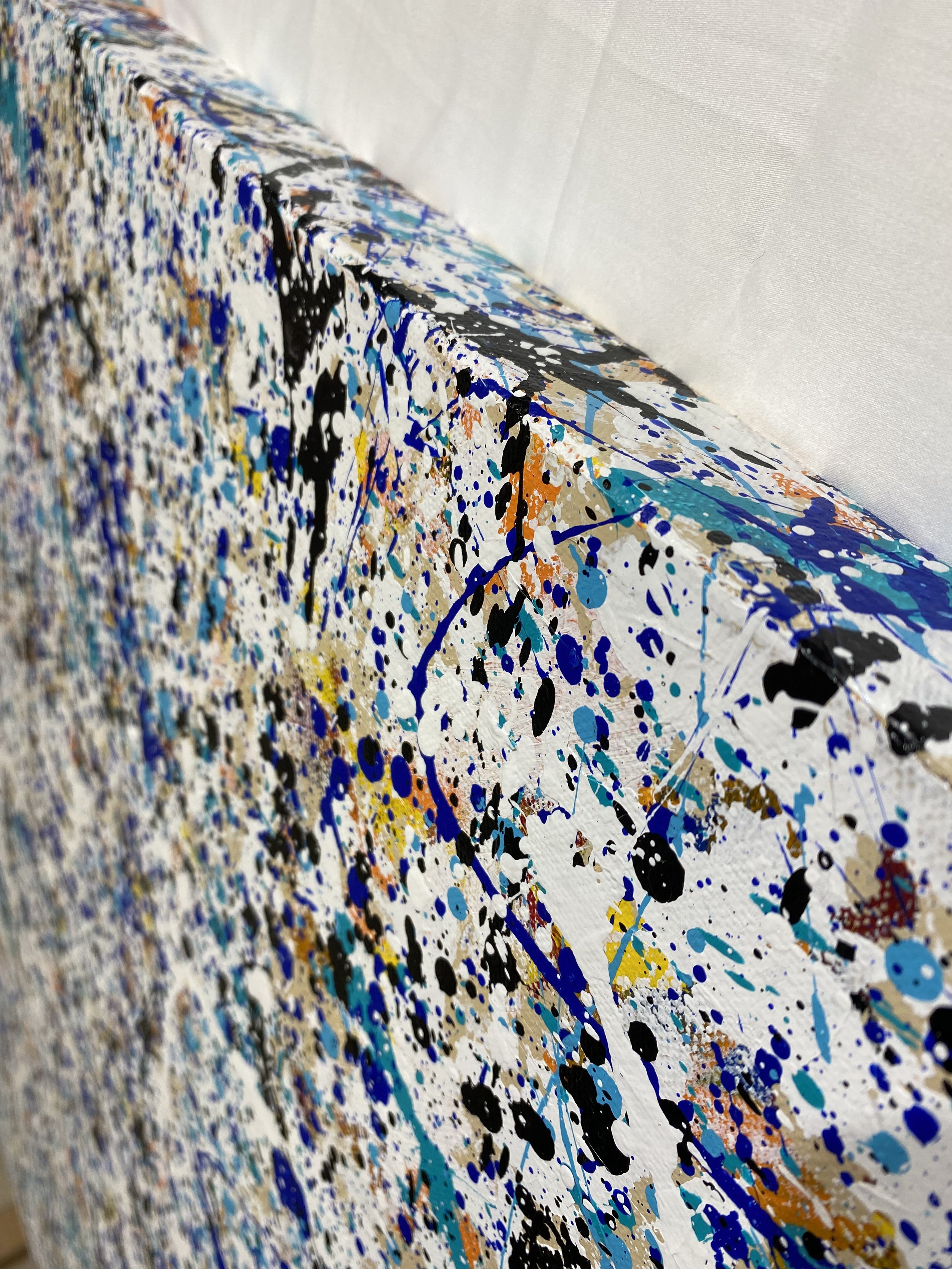 Splatter Painting Abstract Painting Acrylic on Canvas