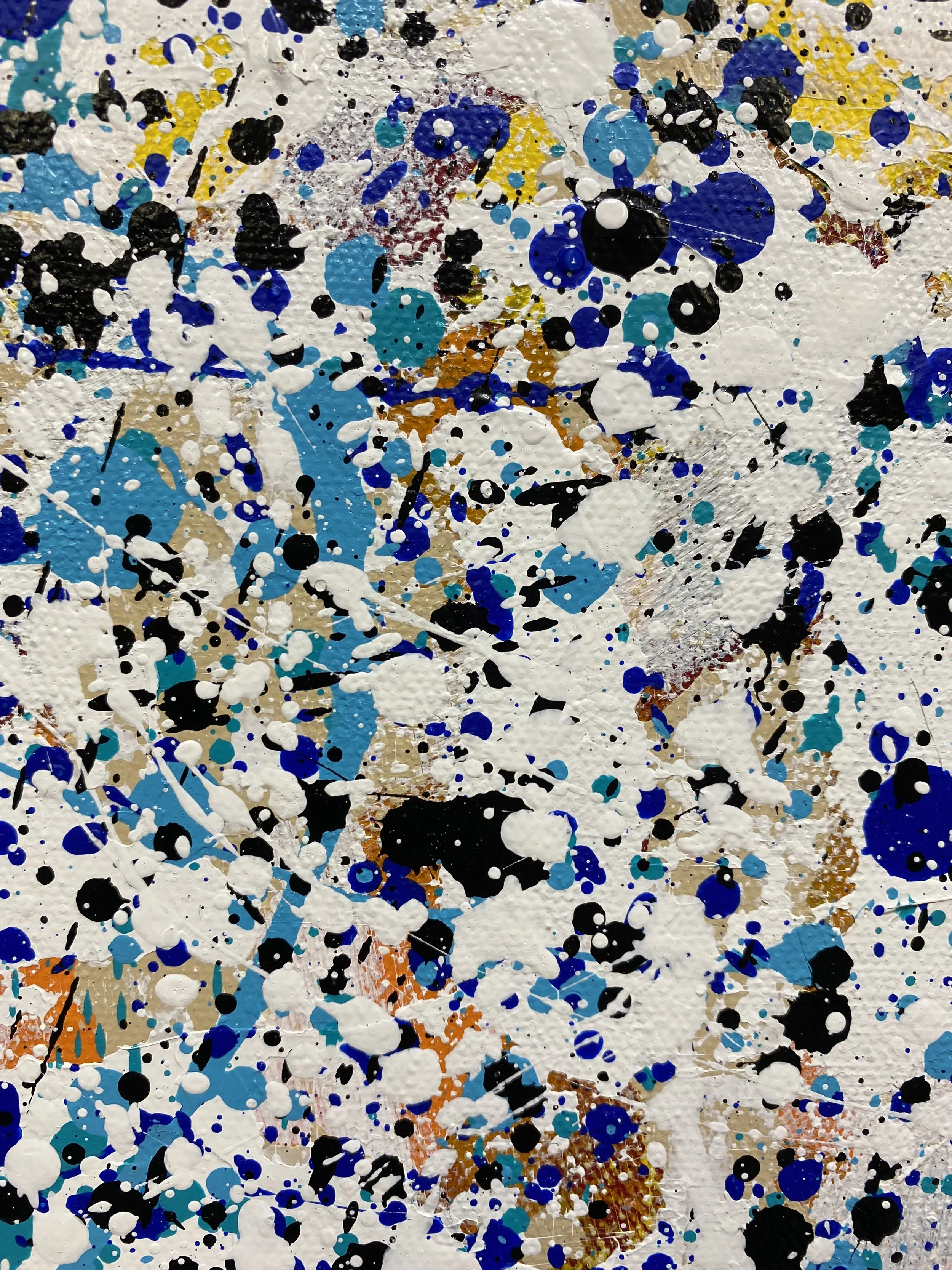 Splatter Painting Abstract Painting Acrylic on Canvas