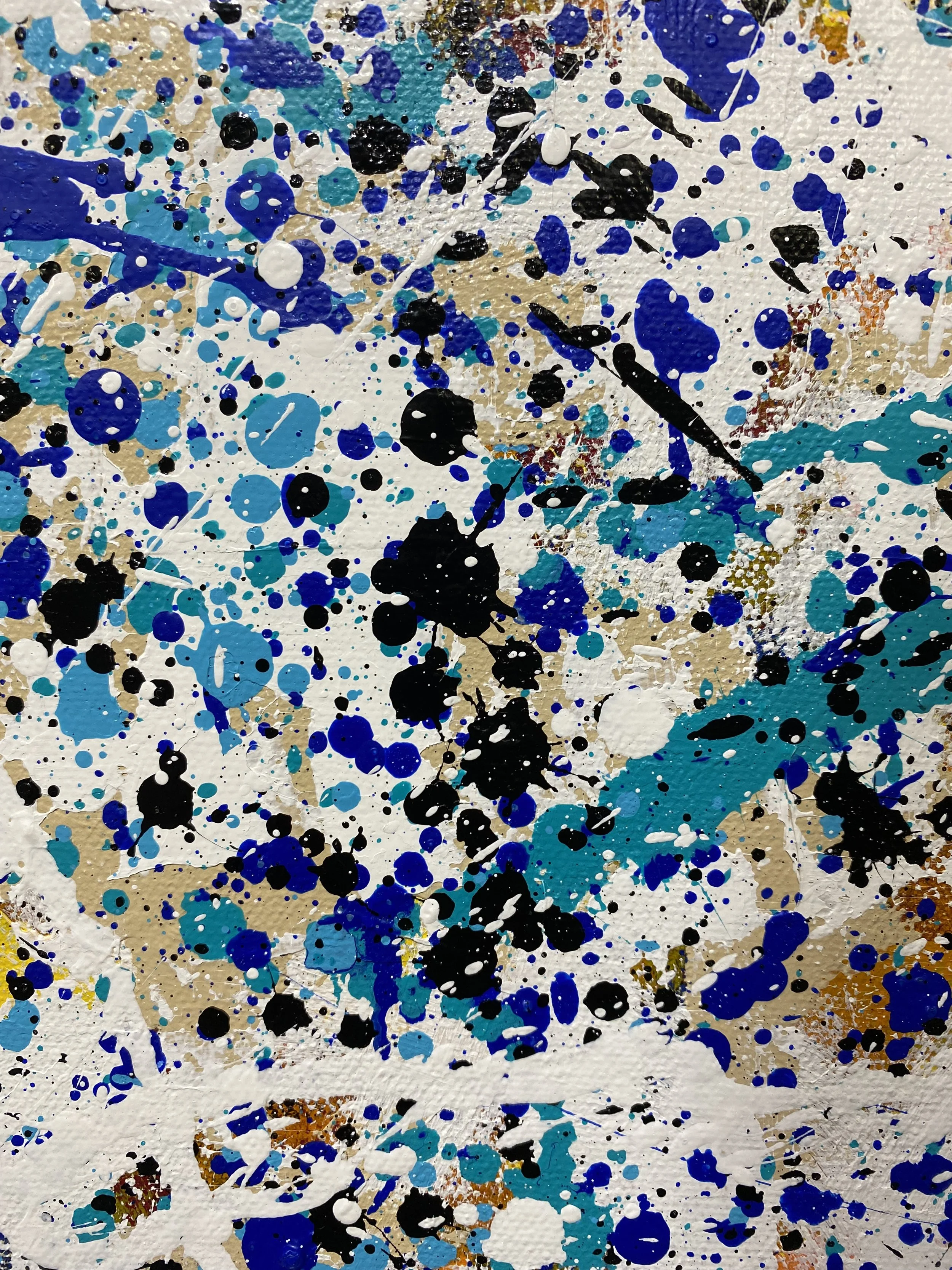 Splatter Painting Abstract Painting Acrylic on Canvas