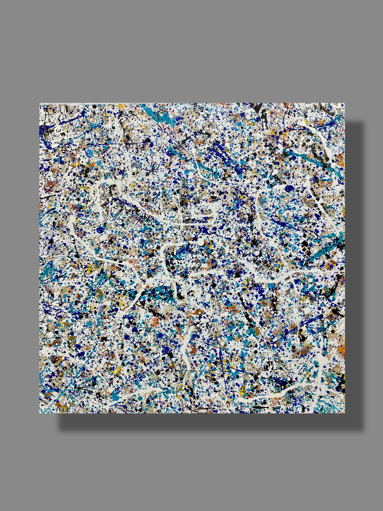 Splatter Painting Abstract Painting Acrylic on Canvas