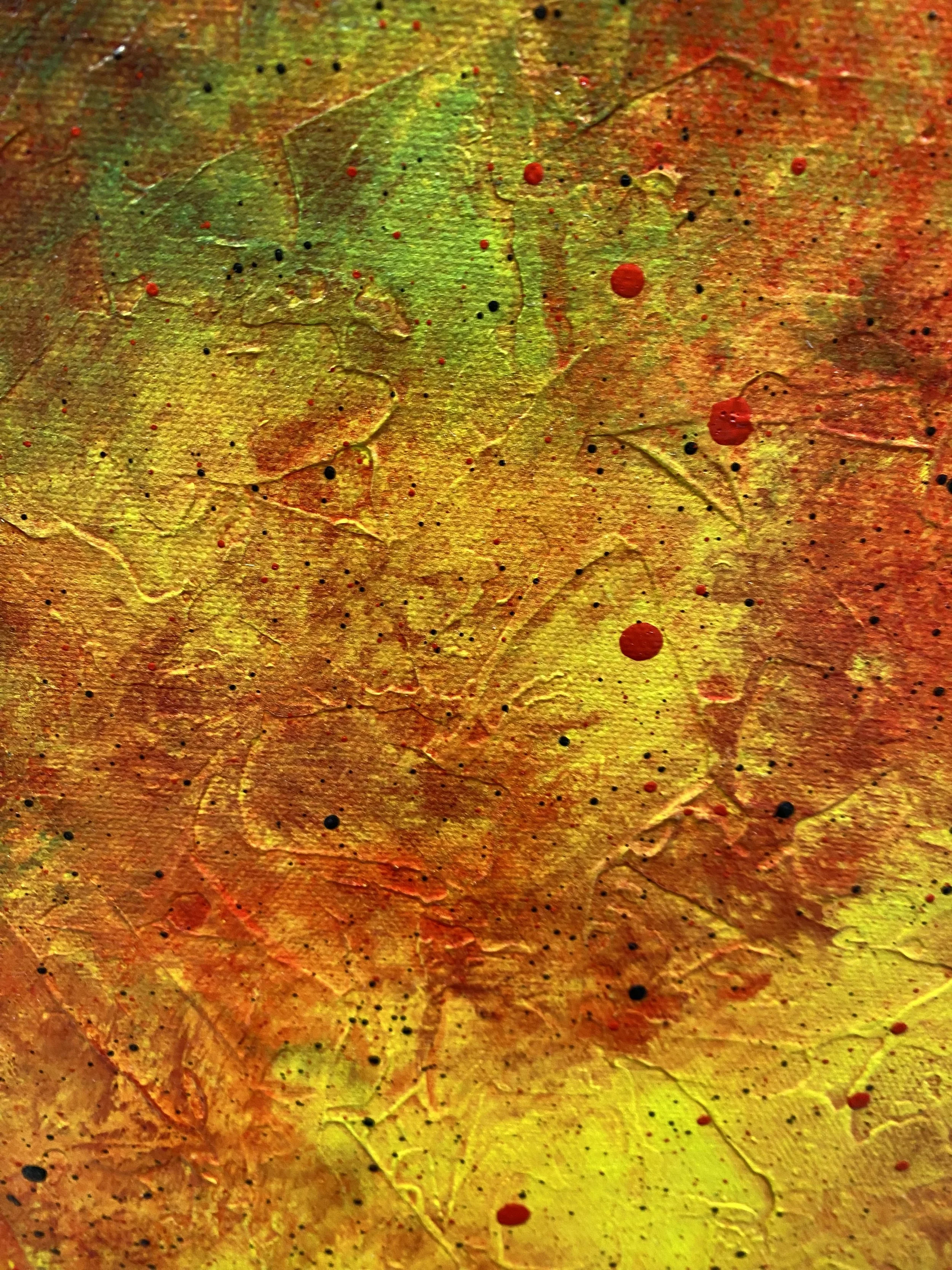 Abstract Painting Acrylic on Canvas