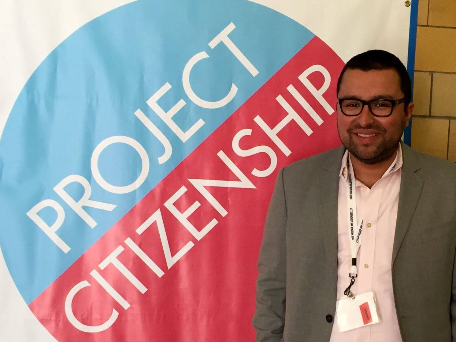 Attorney Joseph Molina Flynn attends Citizenship Day Boston in September 2015 where he assisted in completing citizenship applications free of charge. More than 200 applications were completed that day by attorneys and other volunteers in the community. 
