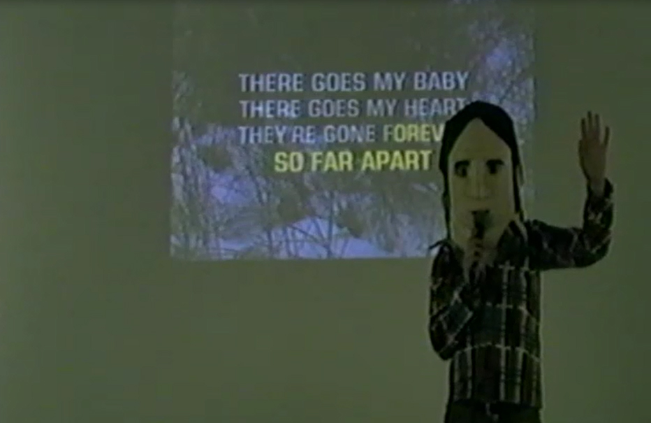 Still from "One Night Only" (2015), unique three hour karaoke performance at West Virginia Wesleyan College