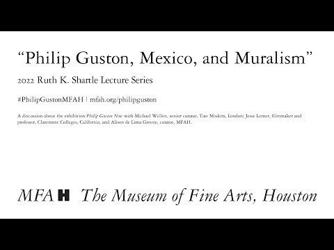 Philip Guston, Mexico, and Muralism