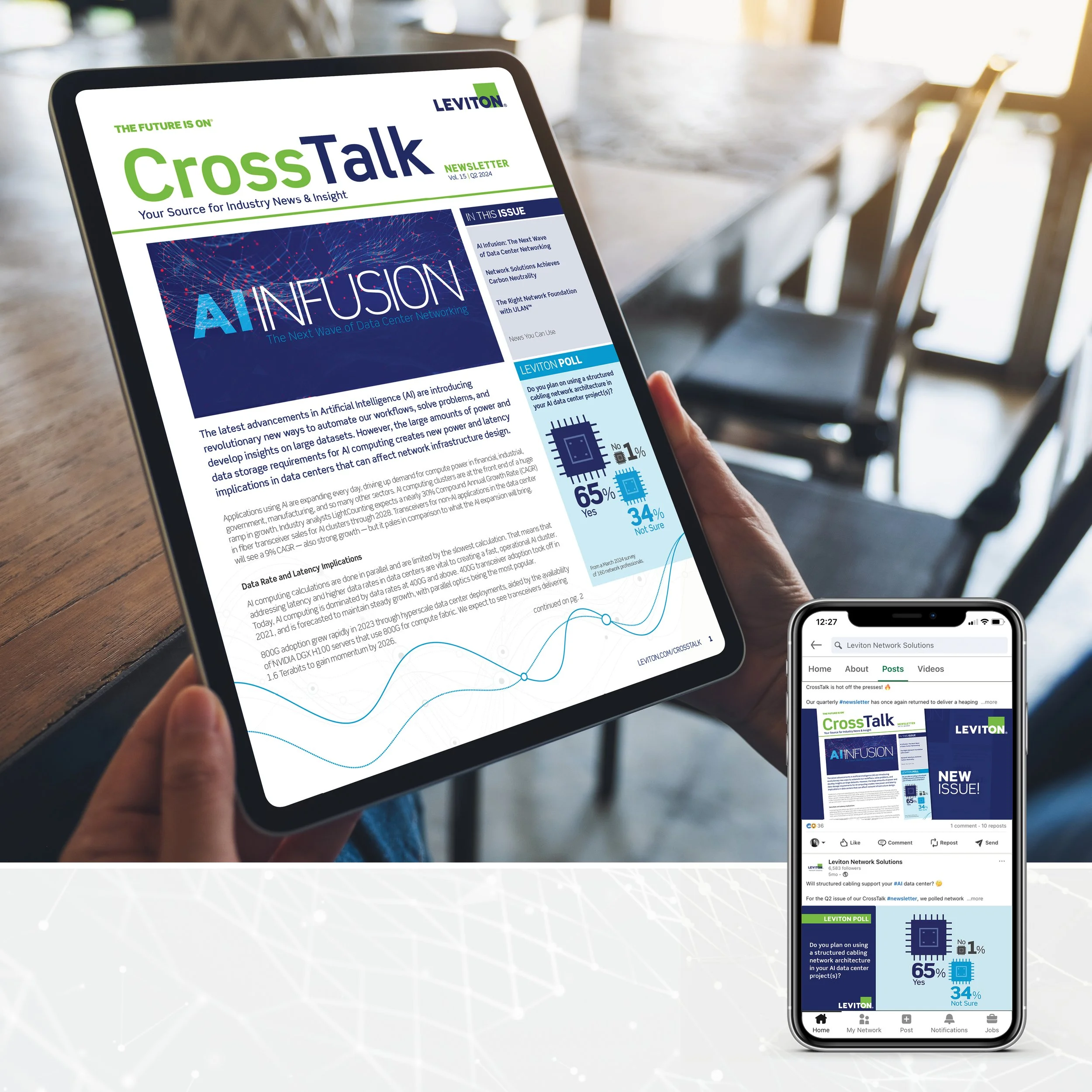  Newsletter and social media promotion 