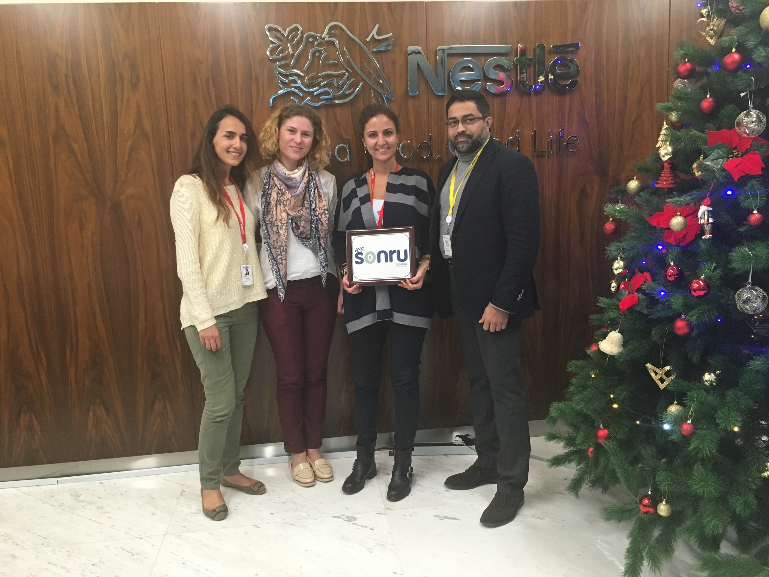 "Sonru welcomes Nestle Middle East! Rana Mukhaimer, Talent Acquisition Lead, Nestlé Middle East FZE and the team joining the video interview revolution.”