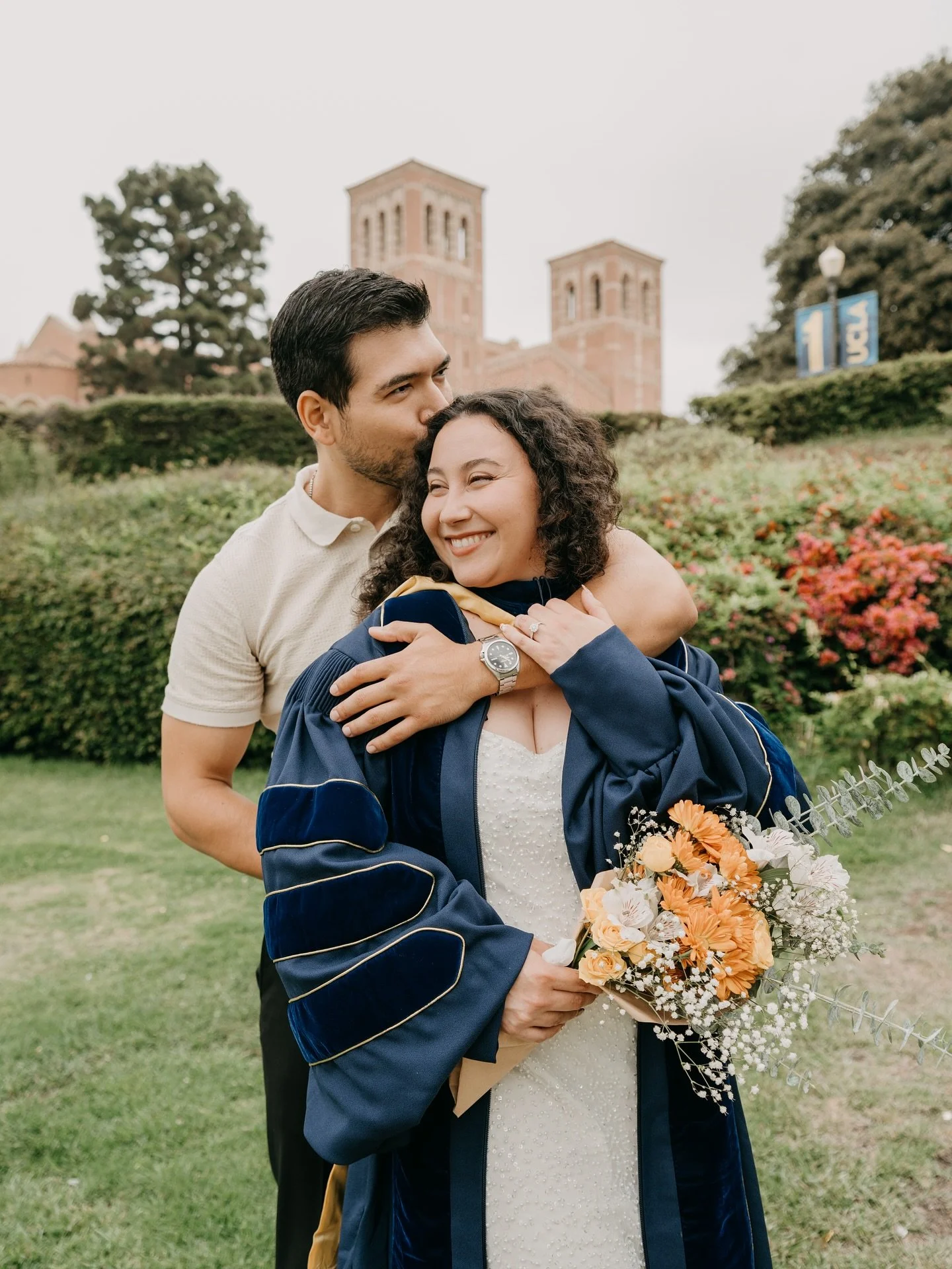 A recent couples grad session that I did with Frances and her husband at UCLA a week ago in the early morning hours where we had the whole campus to ourselves. It was so calm and peaceful, I wish all grad sessions are like this!

Besides weddings, en