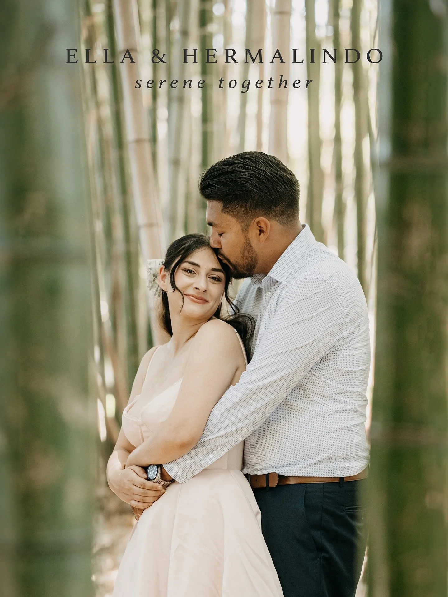 【𝒔𝒆𝒓𝒆𝒏𝒆 𝒕𝒐𝒈𝒆𝒕𝒉𝒆𝒓】This engagement session at the Los Angeles County Arboretum and Botanic Garden in Arcadia, California was the perfect setting for romantic and timeless couple portraits for Ella &amp; Hermalindo. As a Los Angeles engage