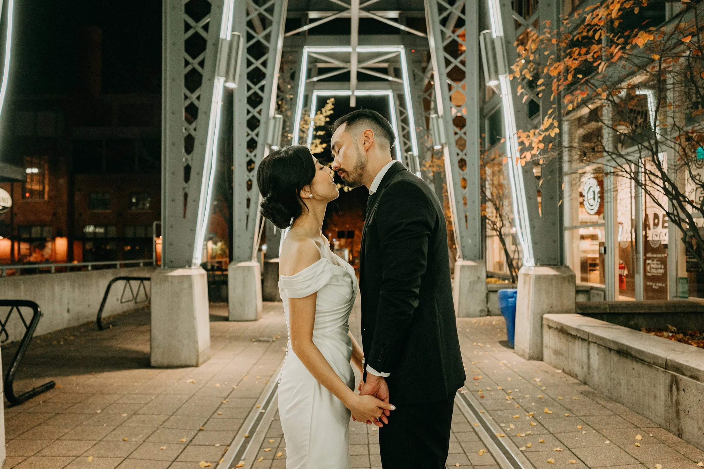 Wedding portraits at Mildred’s Temple Kitchen in Toronto
