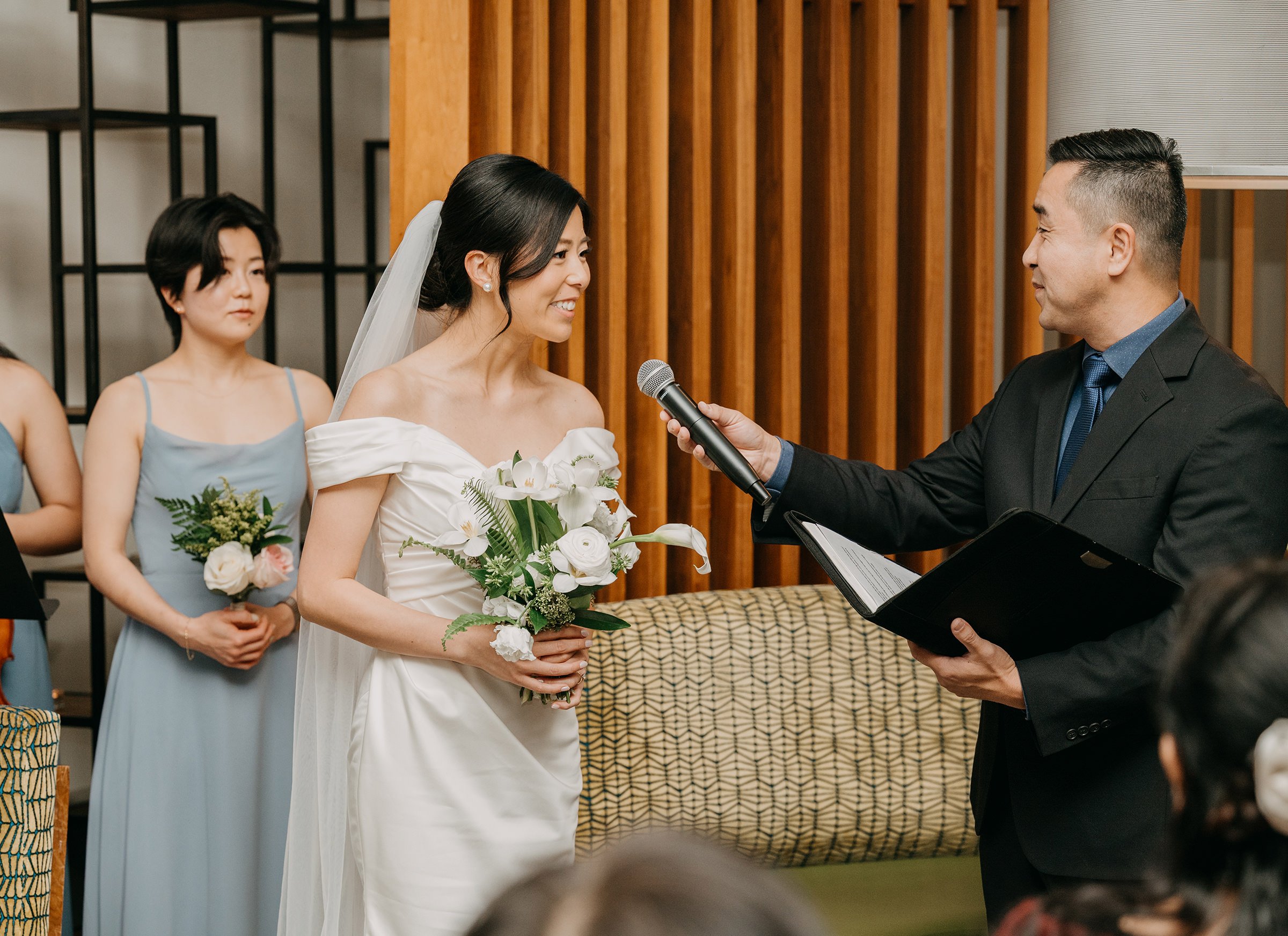 Elegant Mildred's Temple Kitchen wedding ceremony in Toronto