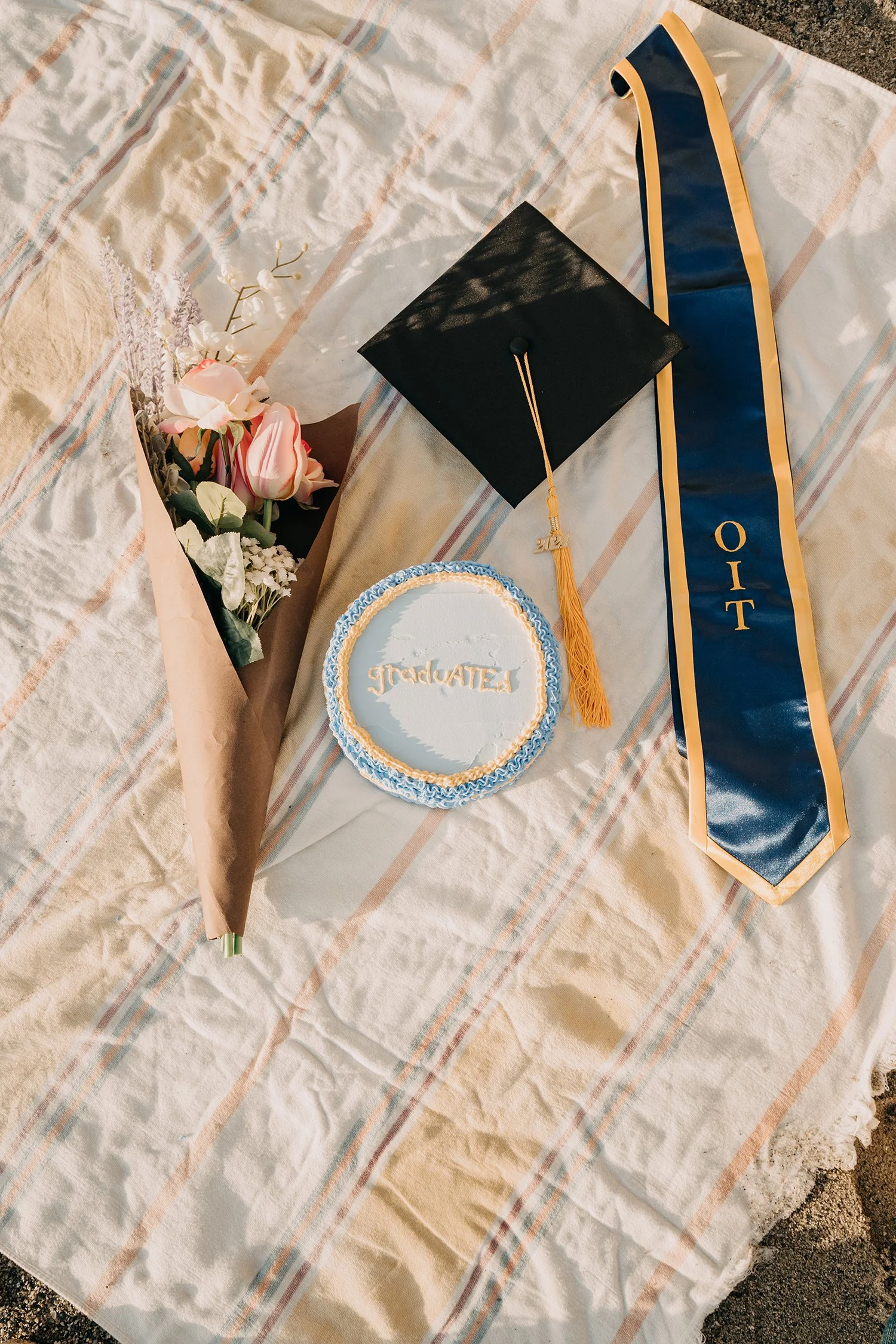 Oregon Tech Graduation Photos Flatlay Details Props
