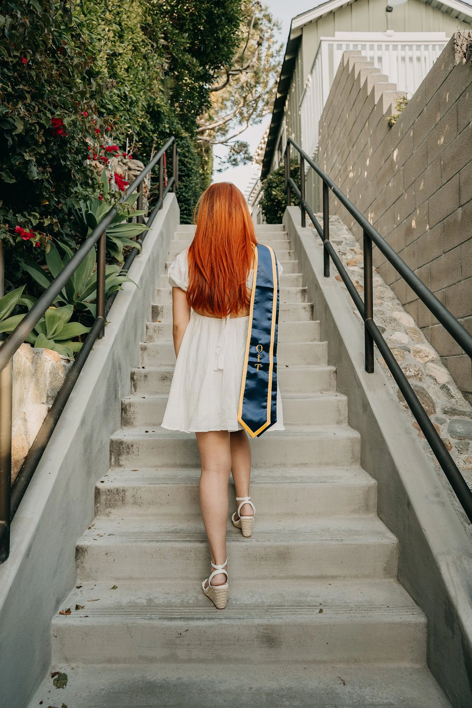 Laguna Beach graduation photos at Pirate Tower