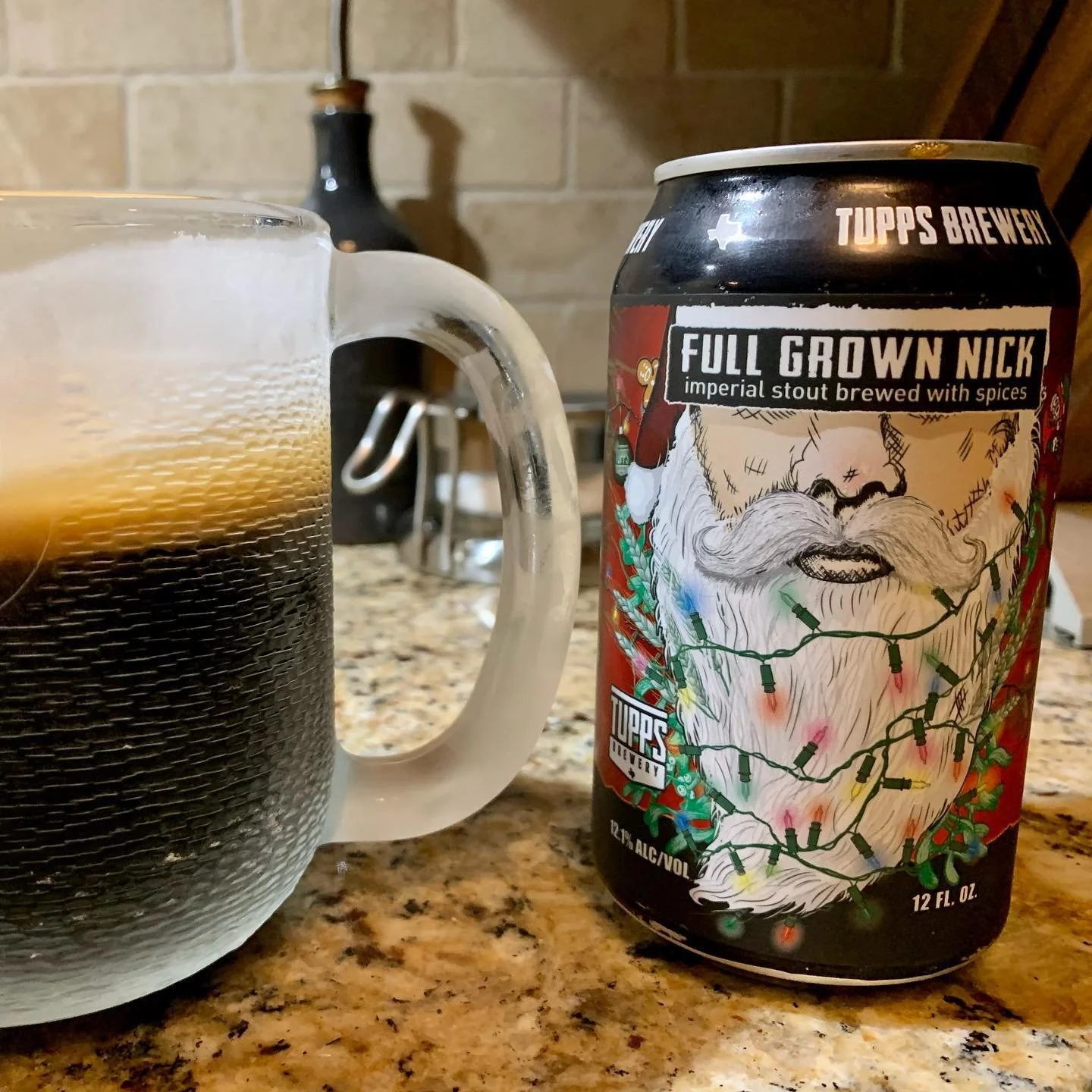 @tupps_brewery - Full Grown Nick - imperial stout brewed with spices