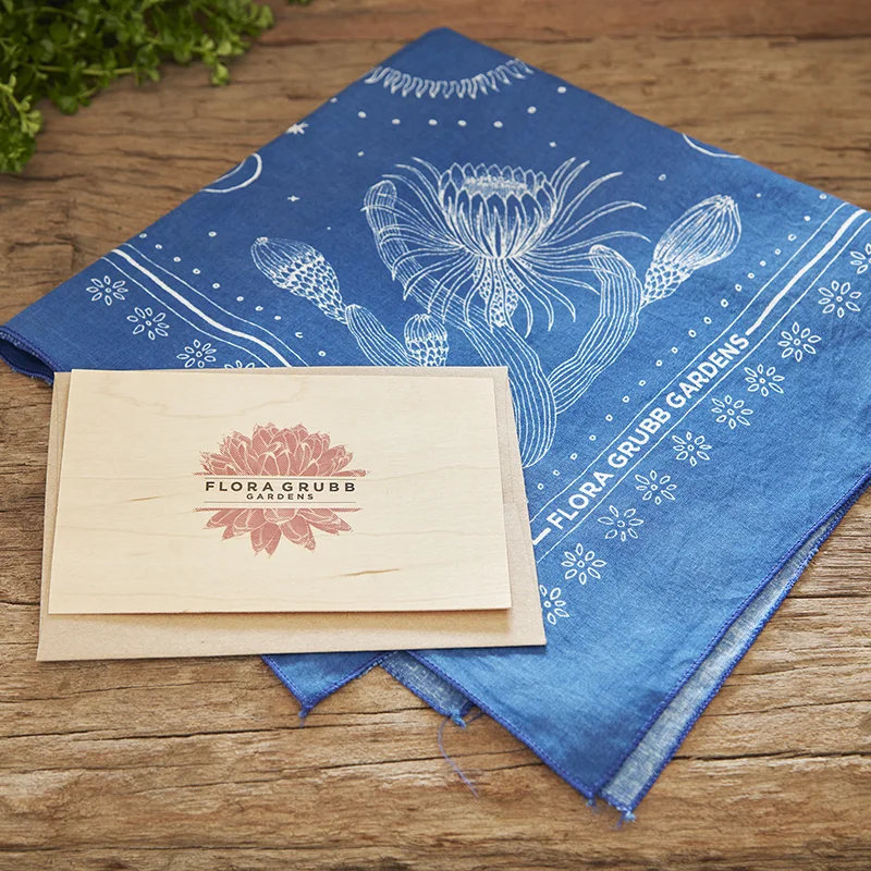 Flora Grubb Gardens Gift Certificate and Bandana.jpg