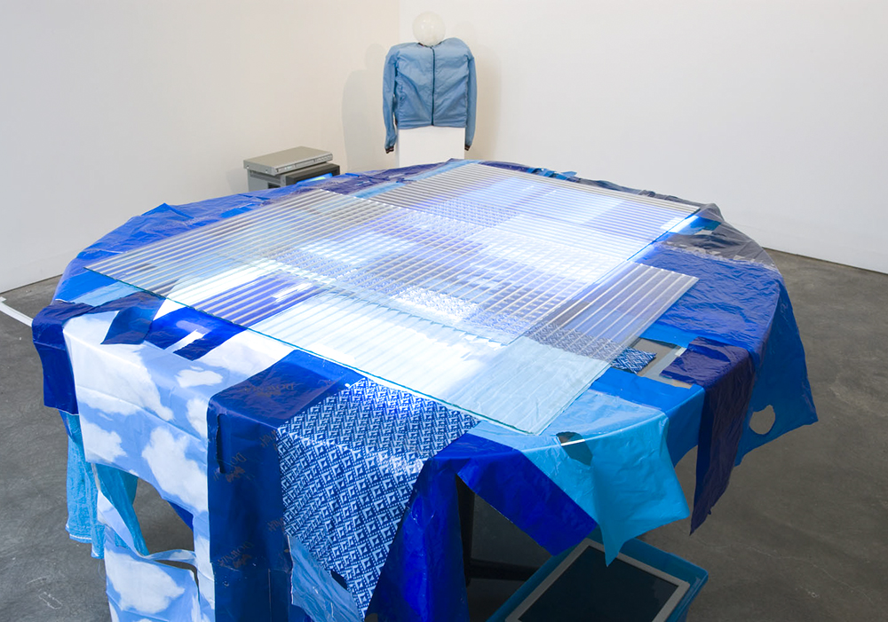 Sarah Goffman, Blue Works, 2008, Paradise Found, Tin Sheds Gallery, The University of Sydney, Sydney