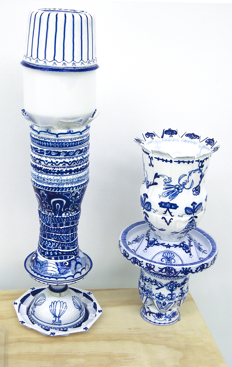 Sarah Goffman, Blue and White, 2009, Group Show, Breenspace, Sydney (photo: Jamie North)