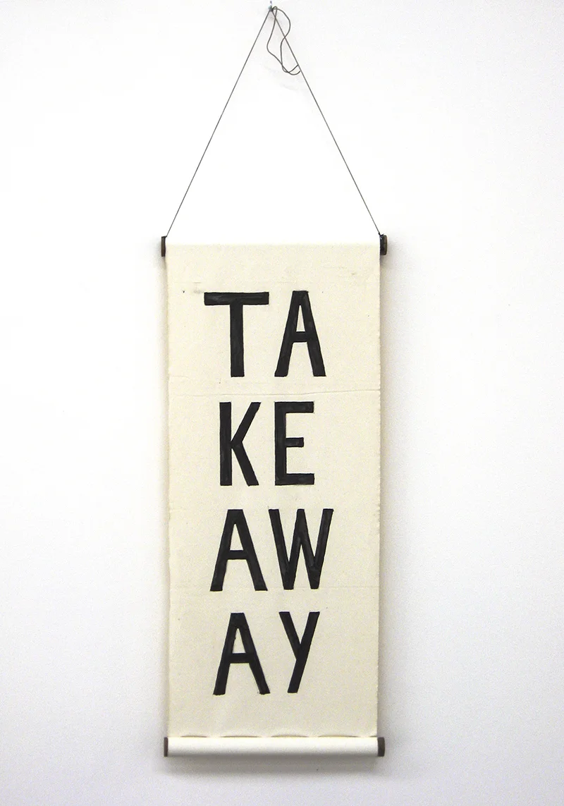 Sarah Goffman, Take-away, 2009, Group Show, Breenspace, Sydney (photo: Jamie North)