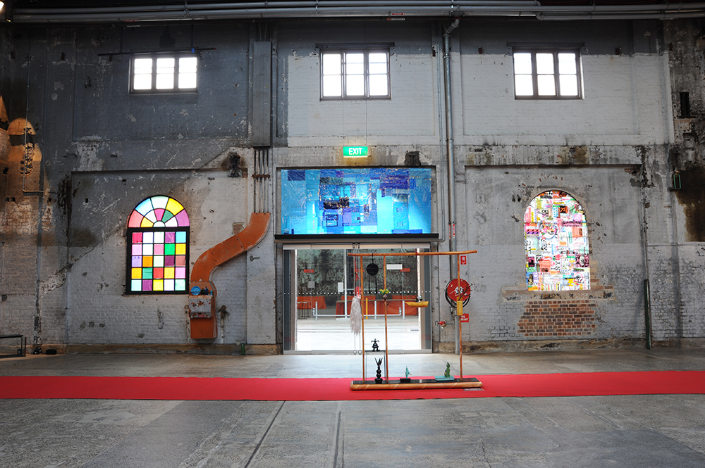 Sarah Goffman, Trashcan Dreams, 2010, curator Bec Dean, Performance Space, Sydney (photo: Garth Knight)
