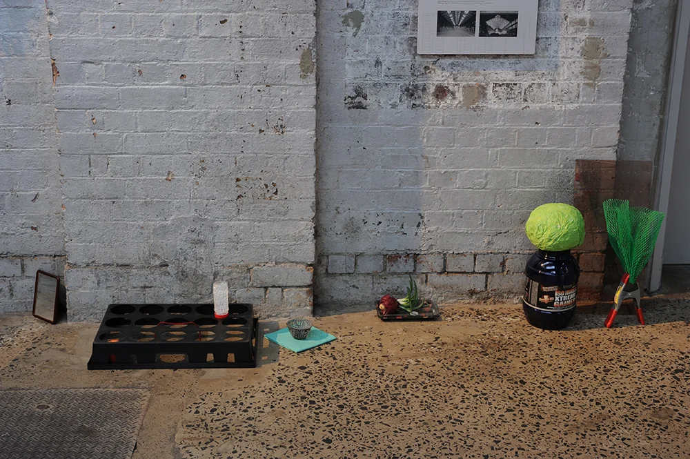 Sarah Goffman, Trashcan Dreams, 2010, curator Bec Dean, Performance Space, Sydney (photo: Garth Knight)