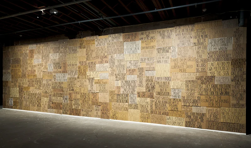 Sarah Goffman, Occupy Sydney, 2012, Everything Falls Apart, curator Mark Feary, Artspace, Sydney