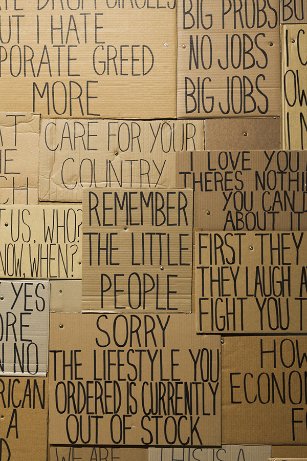 Sarah Goffman, Occupy Sydney, 2012, Everything Falls Apart, curator Mark Feary, Artspace, Sydney