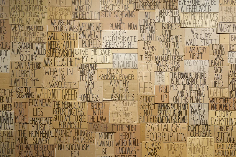Sarah Goffman, Occupy Sydney, 2012, Everything Falls Apart, curator Mark Feary, Artspace, Sydney