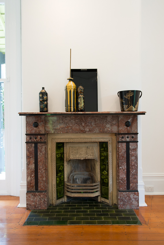 Sarah Goffman, Black and Gold, 2012, Lewers House, Penrith Regional Gallery, Sydney