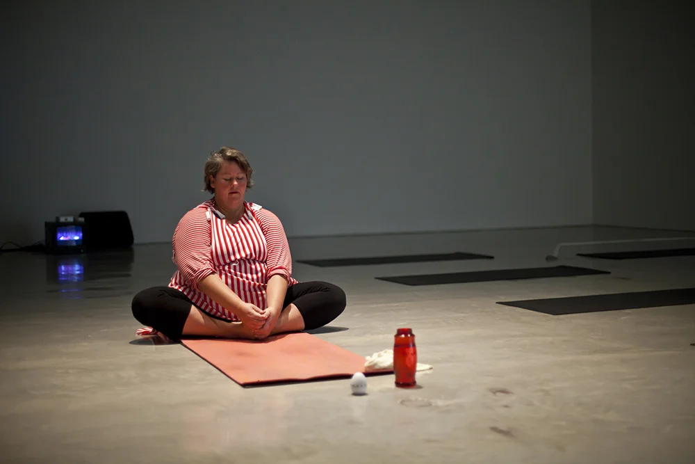 Sarah Goffman, Oki-do Yoga, 2013, Workout, curator Anna Davis, Museum of Contemporary Art, Sydney
