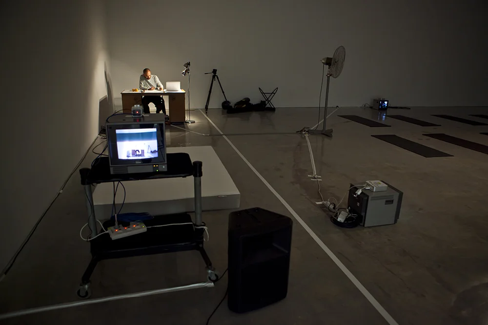 Sarah Goffman, Oki-do Yoga, 2013, Workout, curator Anna Davis, Museum of Contemporary Art, Sydney