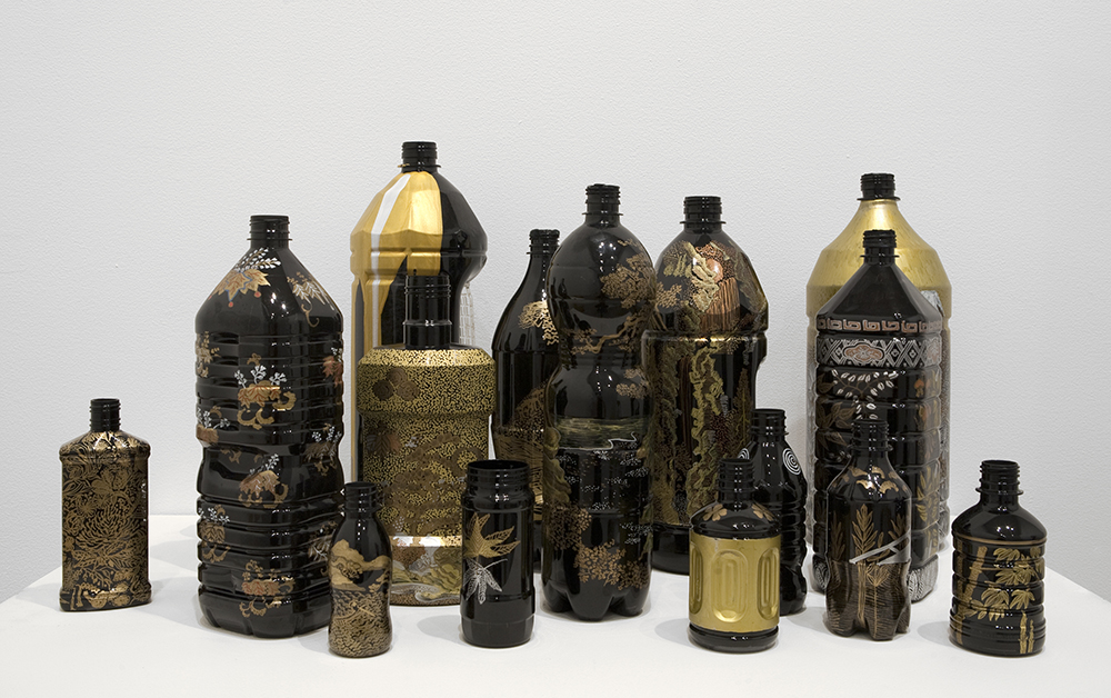 Sarah Goffman, Black and Gold, 2012 in JANIS II, 2013, Mclemoi Gallery, Sydney (photo: Jessica Maurer)