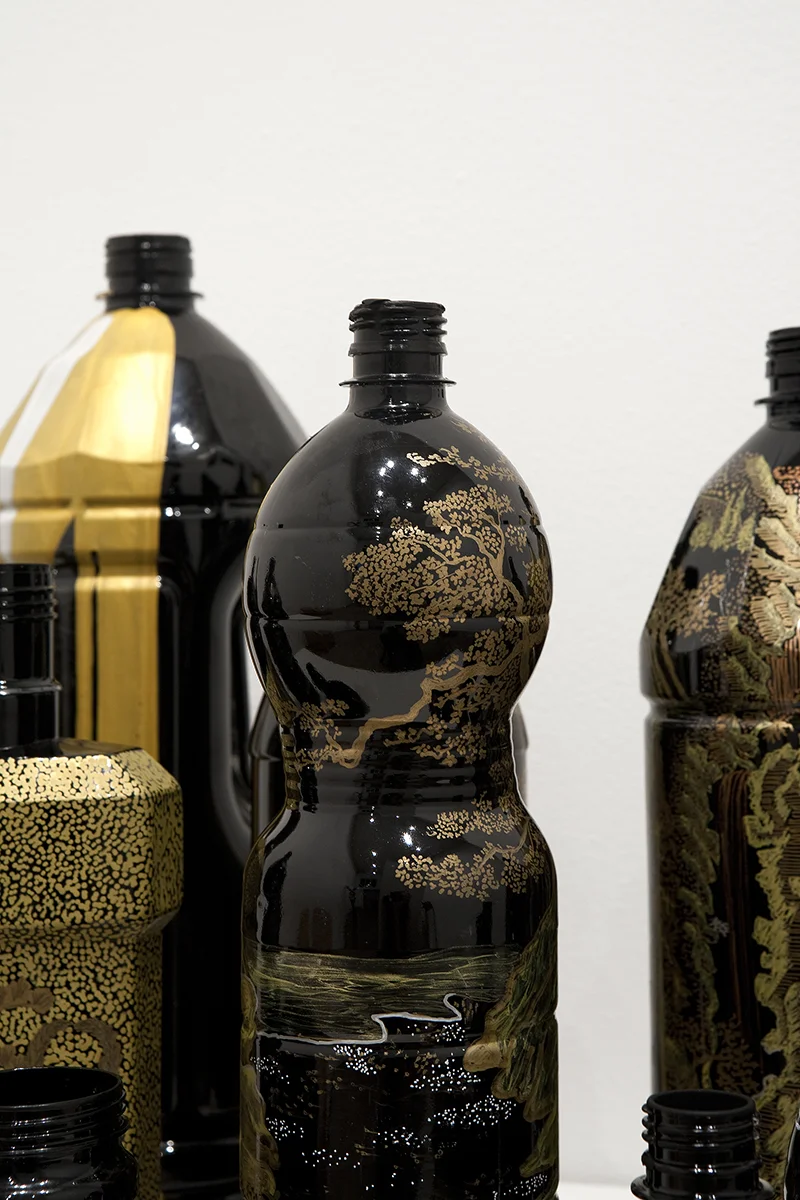 Sarah Goffman, Black and Gold, 2012 in JANIS II, 2013, Mclemoi Gallery, Sydney (photo: Jessica Maurer)