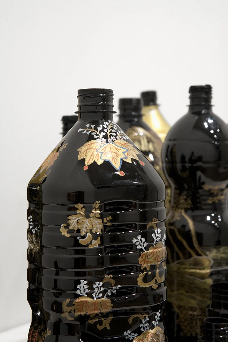 Sarah Goffman, Black and Gold, 2012 in JANIS II, 2013, Mclemoi Gallery, Sydney (photo: Jessica Maurer)