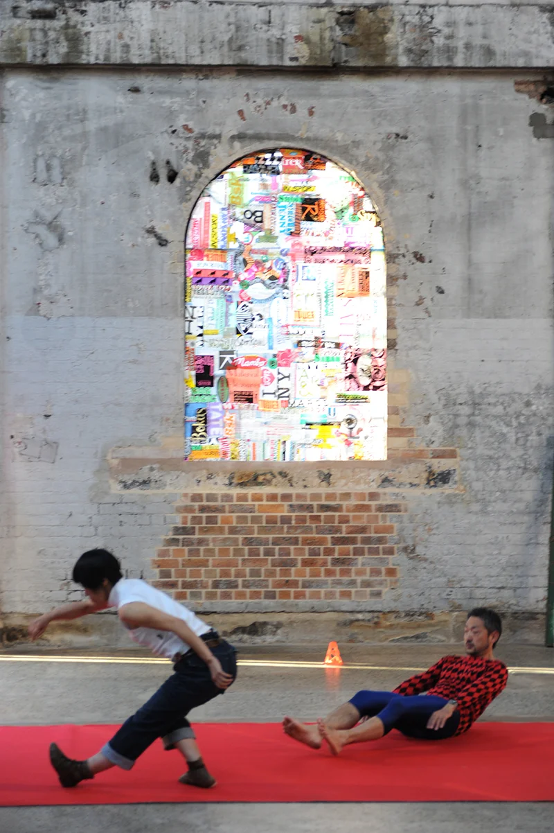 Sarah Goffman, Trashcan Dreams, 2010, featuring Lena Ritchie and Morita Yasuaki, curator Bec Dean, Performance Space, Sydney (photo: Garth Knight)