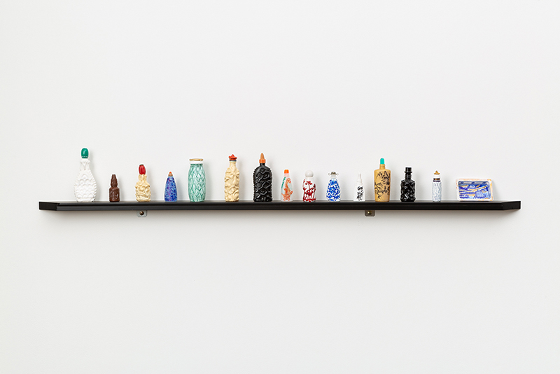 Sarah Goffman, Small Oriental Bottles, 2018, Considering pattern in the works of Sarah Goffman and Raafat Ishak, True Estate Gallery, Melbourne
