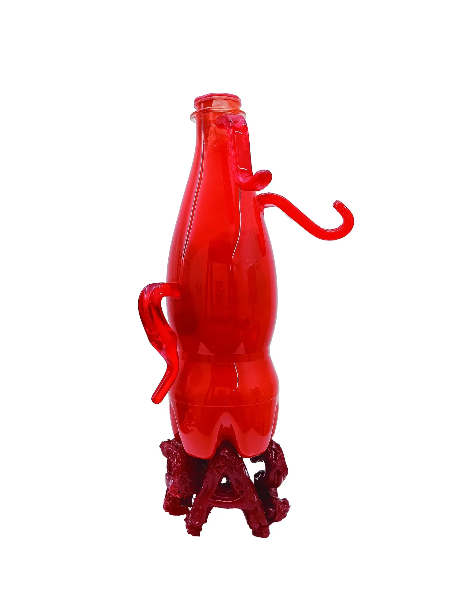 Sarah Goffman, After Brown 2023 (Grr), plastic, enamel, hot glue, variable 