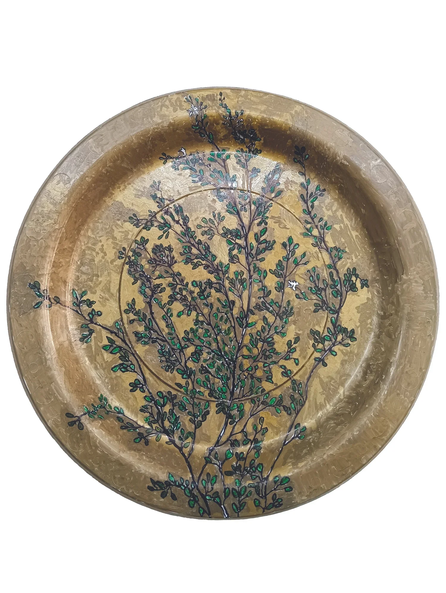 Sarah Goffman, After Brown 2023 (Grr), plastic, enamel, hot glue, variable 