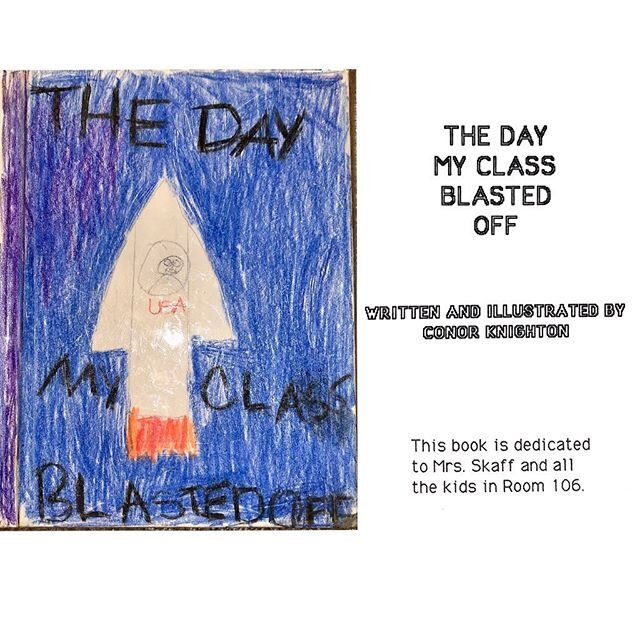 Leave Only Footprints is not actually my FIRST book. In honor of today&rsquo;s #SpaceX launch, I present &ldquo;The Day My Class Blasted Off,&rdquo; written back when I was in third grade. (It&rsquo;s a massive ripoff of the 80&rsquo;s movie Space Ca