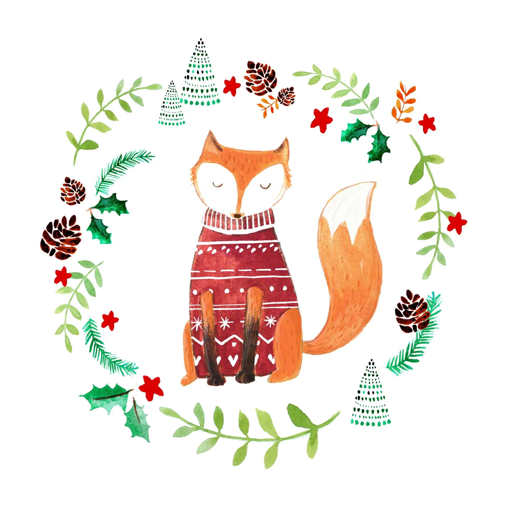 Woodland Christmas Fox.jpg