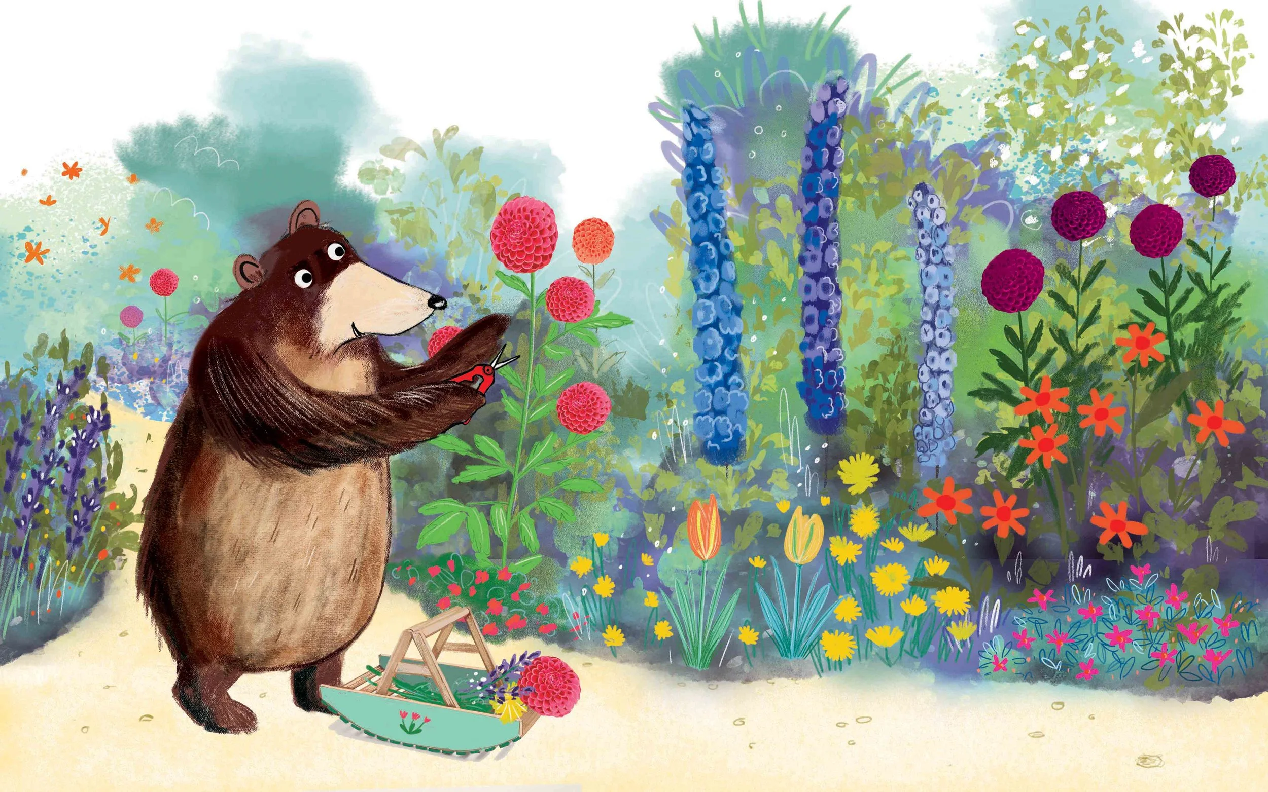 Bear in his garden 2 copy RGB.jpg