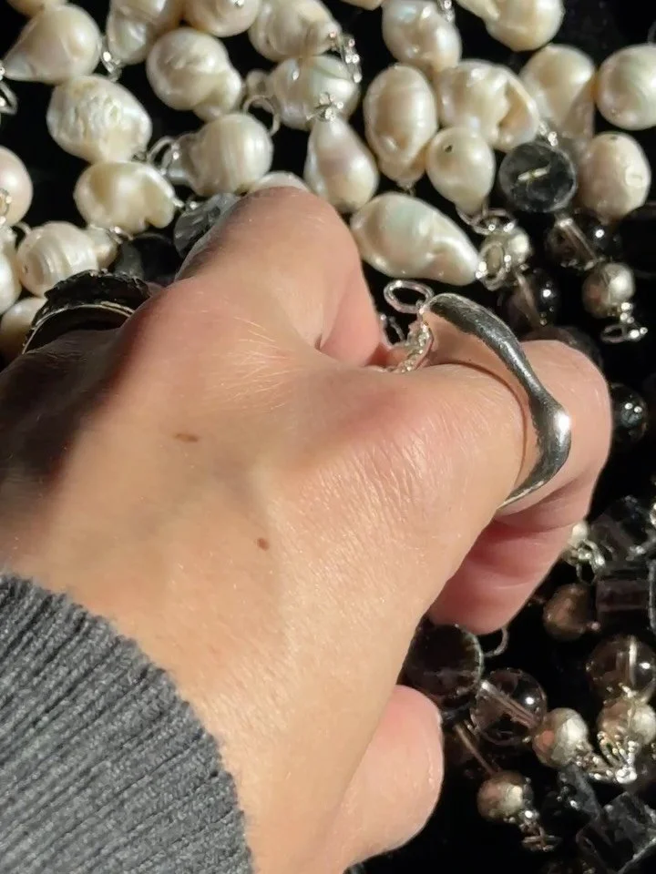 Some behind-the-scenes moments while making the @spaceoftimestudio x @seaandpattern lip balm collab keychain. The restock is now live on their website 〰️