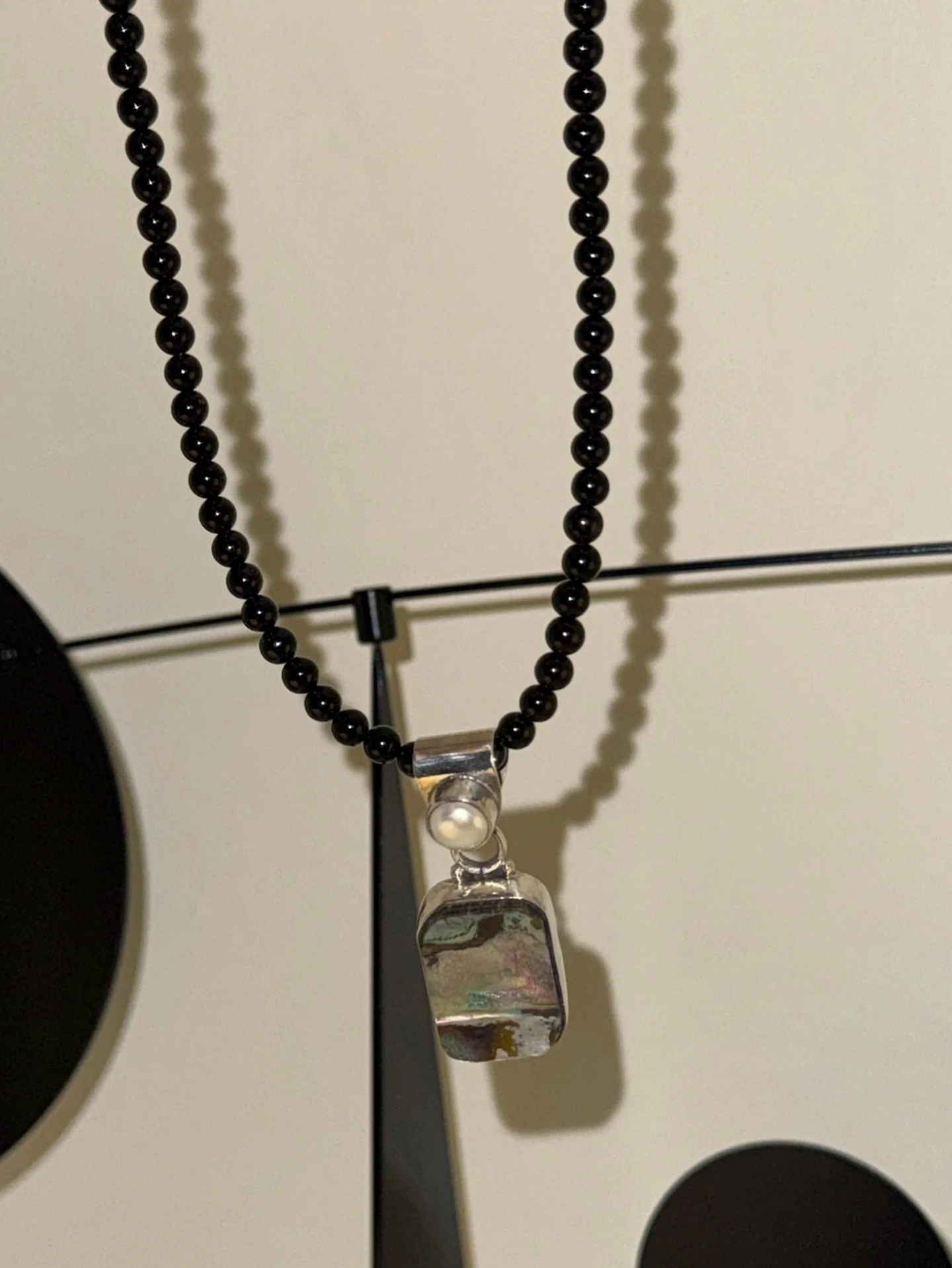 S+P abalone pendant necklace 🖤