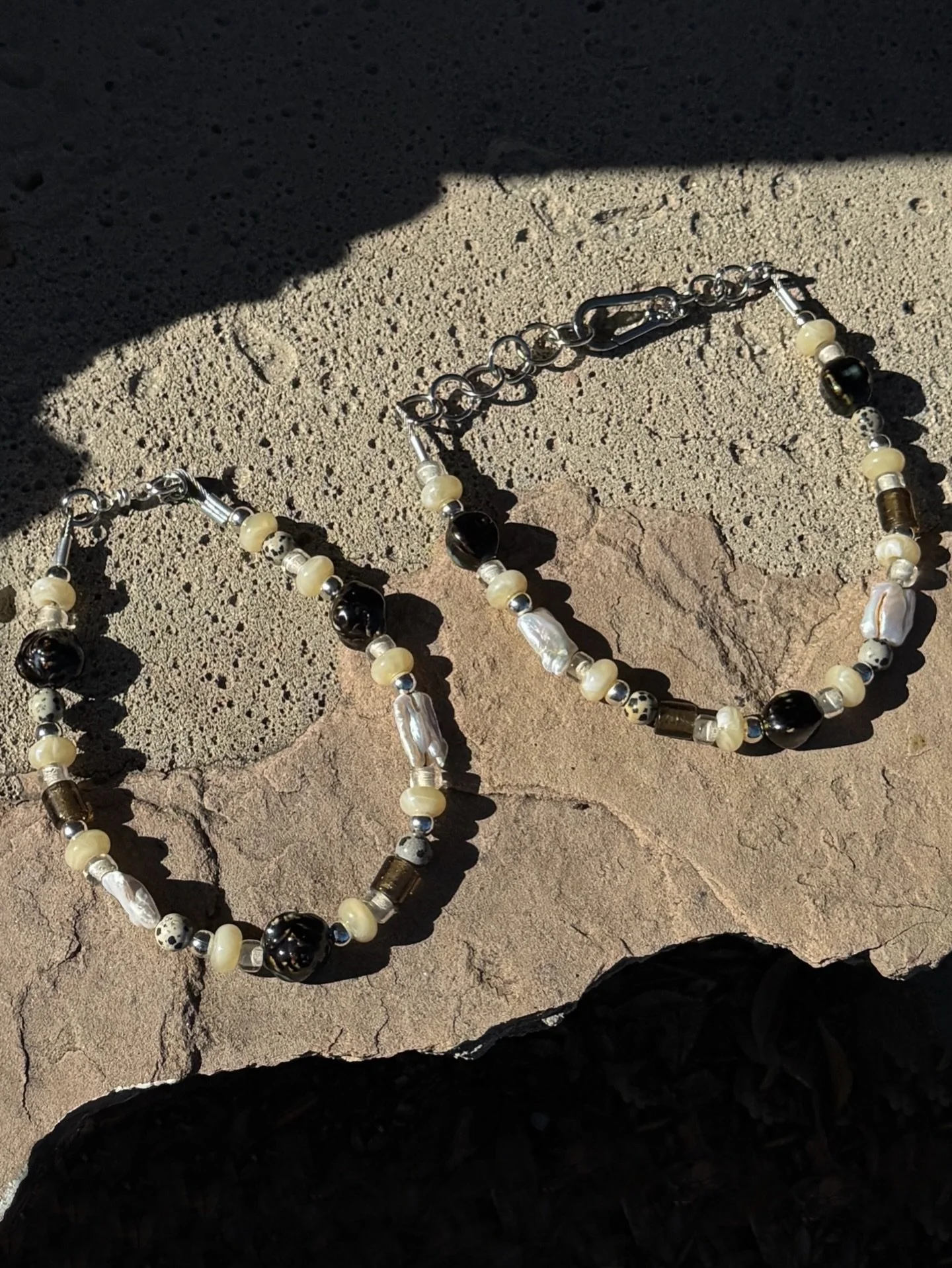 The Georgi necklace for YOU and for your FREN in the color butter 🫶🏻 link in bio