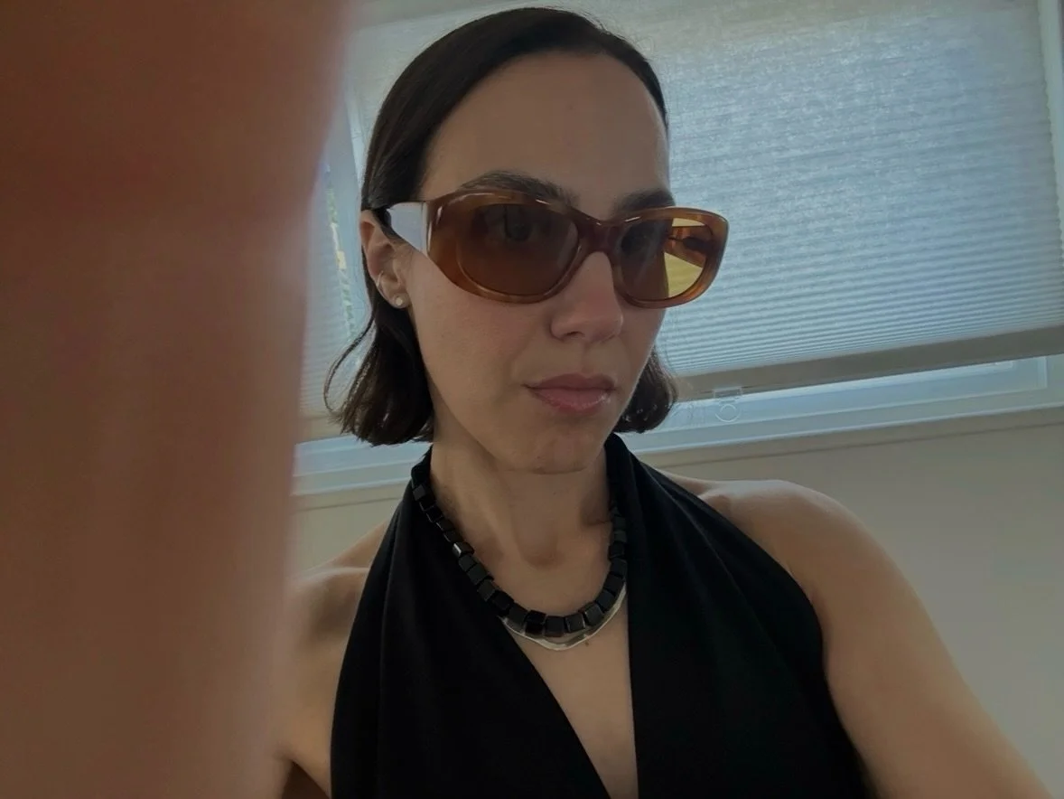 S+P onyx cube necklace online now ■ ■ ■ ■ &thinsp;
&thinsp;
(Pictured wearing 17&rdquo; length)