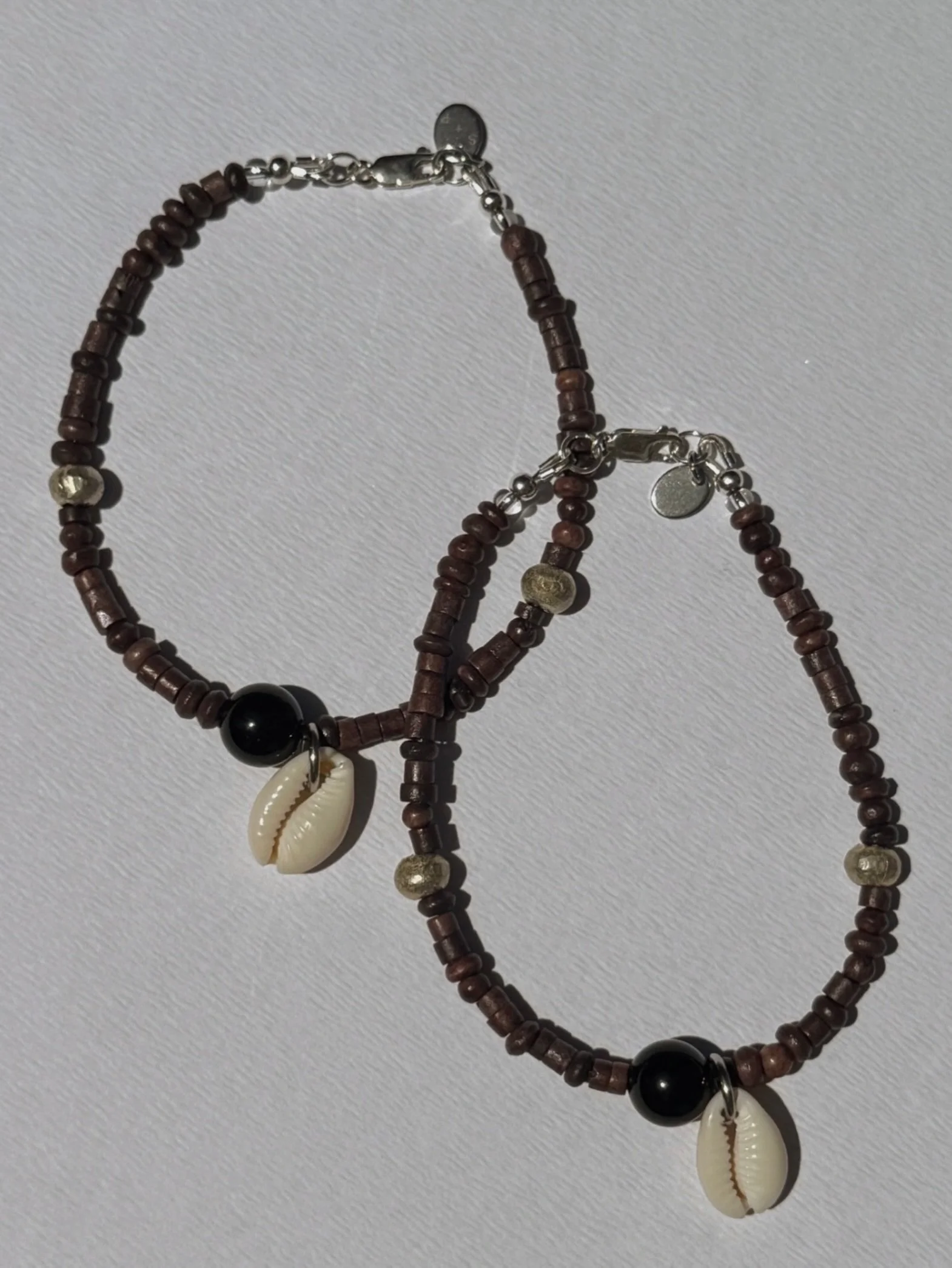 S+P cowry anklet 🐚