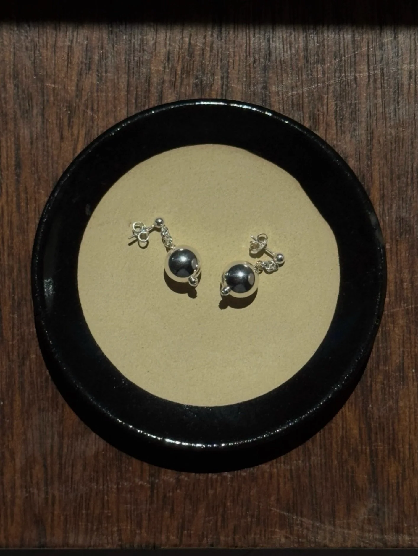 New S+P sterling orb drop earrings ✧ ✧ Online now
