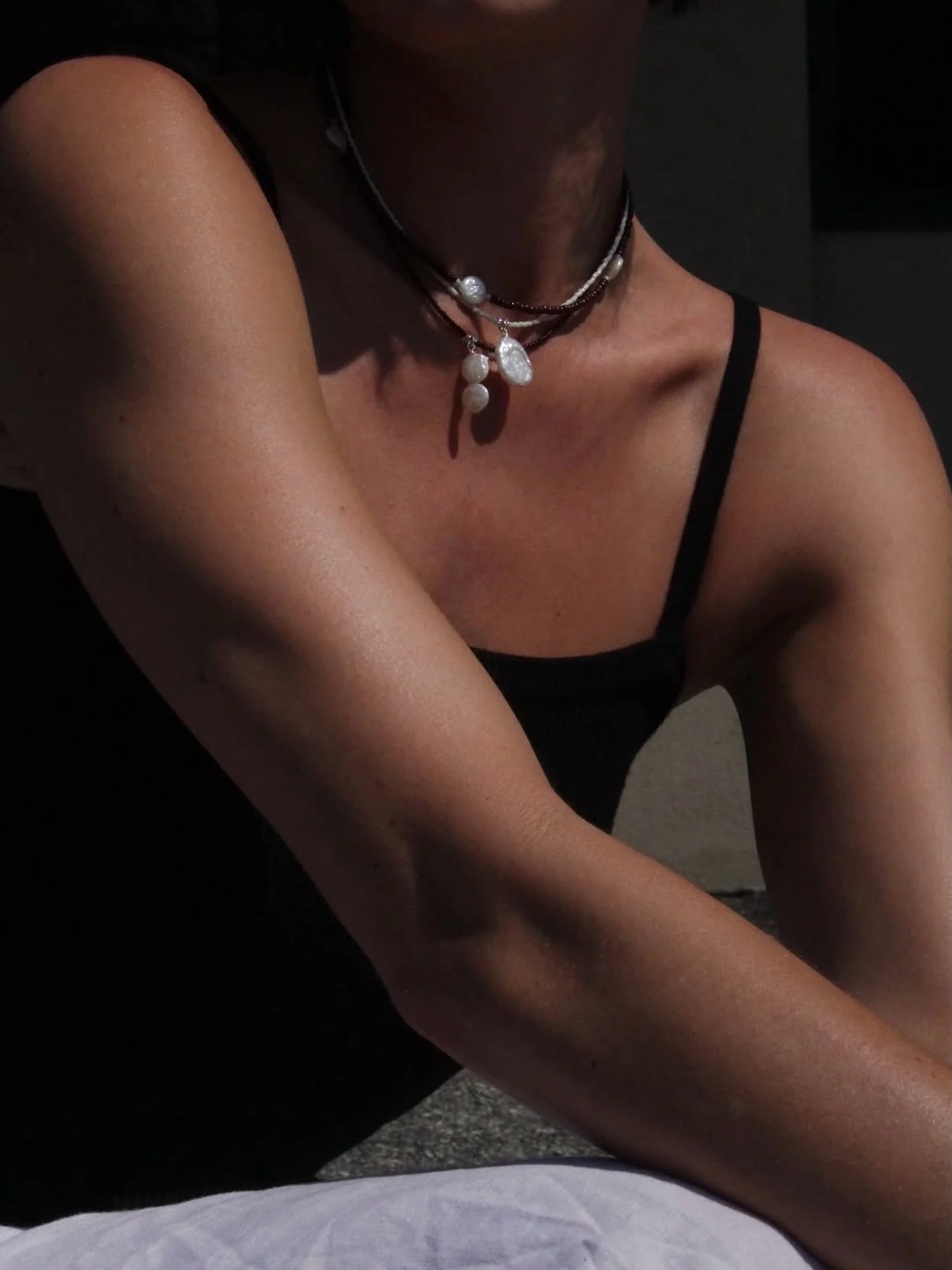 S+P necklaces layered via @naninstudio <3